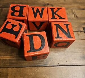 WOOD BLOCKS - Can Spell Bad Words ( Lovers Of Urban Outfitters, Anthropologie)